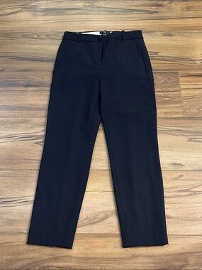 J.Crew navy high-rise Cameron trousers